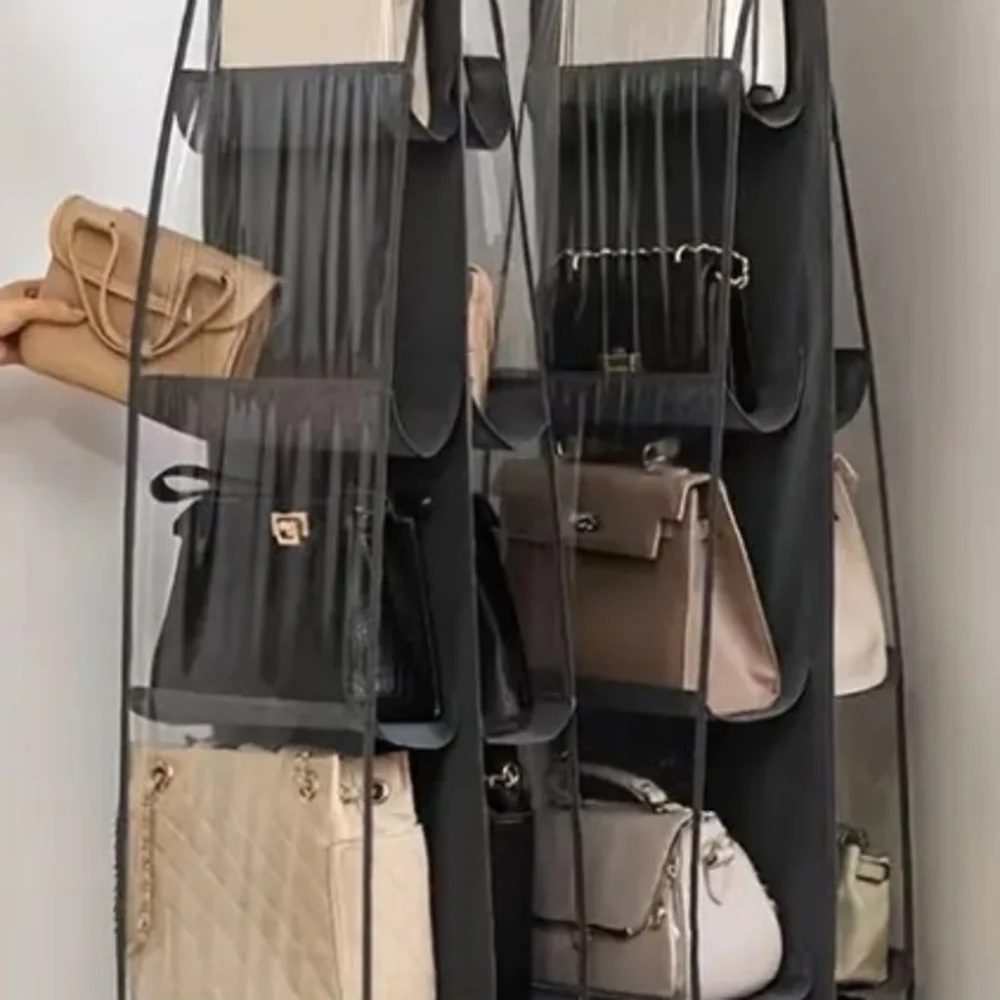 NEW Set Of 3 Purse Organizers | 8 Grid | Gray